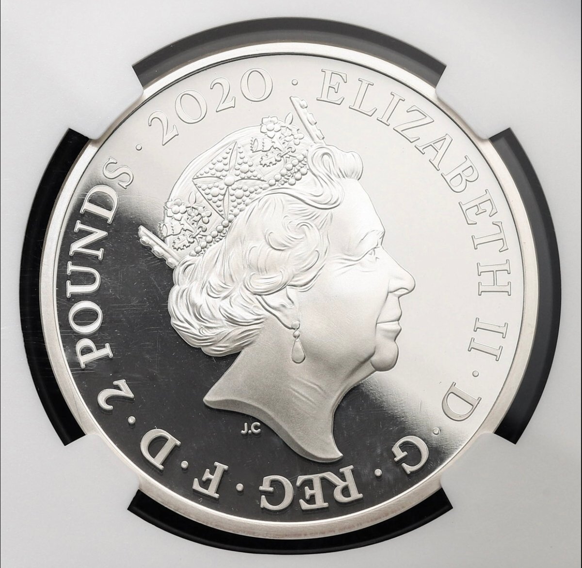 超希少レア銀貨！！】最高鑑定PF70英国王立造幣局エルトン