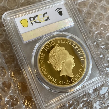 PCGS鑑定PR69 007 ジェームズボンド 200ポンド2オンス金貨 第3貨 ゴールドプルーフコイン 英国 イギリス ロイヤルミント James Bond