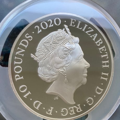 【PCGS69鑑定】ロイヤルミント版 2020 スリーグレイセス 5オンス銀貨 10ポンド シルバー プルーフコイン 英国 イギリス造幣局 Royal Mint Three Graces