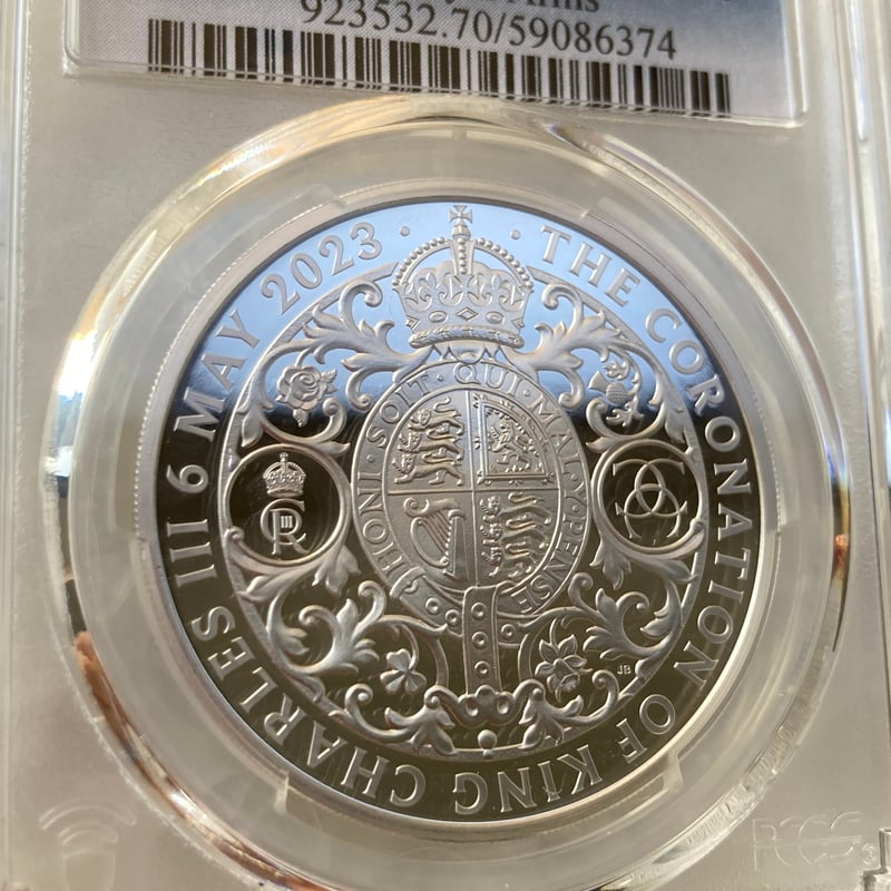PCGS鑑定PR70】 2023年 チャールズ3世 戴冠式記念 クラウン 王冠 1