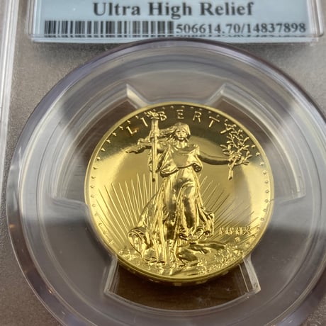【PCGS MS70PL First Strike】2009年 セントゴーデンス ウルトラハイレリーフ金貨 ダブルイーグル ゴールドコイン プルーフライク High Relief
