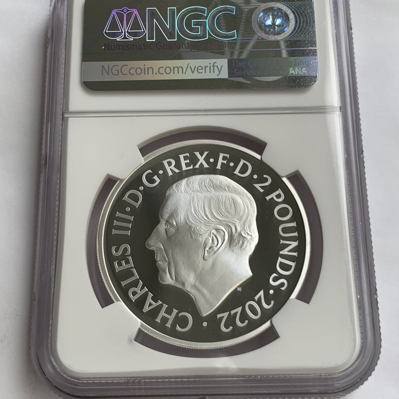NGC鑑定PF70 2022年 ロイヤルミント エリザベス2世女王陛下 追悼記念