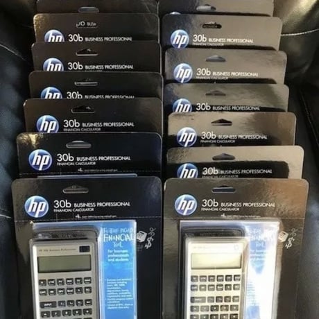 【新品】HP 30b Business Professional Financial Calculator RPN ヒューレットパッカード 金融電卓 北米版