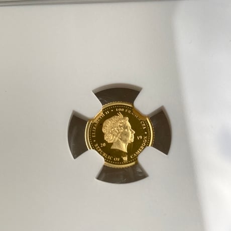 カメルーン共和国 ウナとライオン 2019年 100フラン金貨 1/2g ゴールド プルーフコイン NGC鑑定PF68 ヴィクトリア女王 英国 イギリス アフリカ