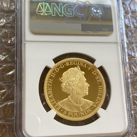 NGC鑑定69 ウナとライオン 2020年 イギリス領セントヘレナ造幣局 1オンス金貨 ゴールド プルーフコイン 発行200枚 Una Lion St.Helena