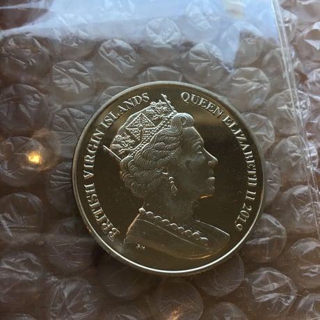ウナとライオン コイン 2019 イギリス領 ヴァージン諸島 ニッケル 硬貨 英国 BVI nickel
