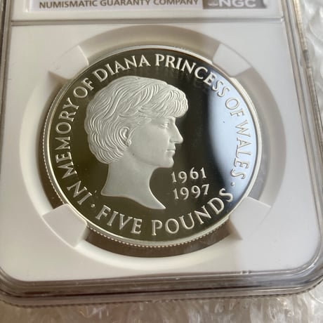 NGC鑑定PF69UC 1999年 イギリス ダイアナ妃追悼祈念 5ポンド銀貨 シルバープルーフコイン 英国王立造幣局 イギリス ロイヤルミント Princess Diana Royal Mint