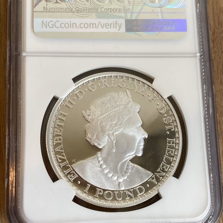 NGC70鑑定FDI 【最新2022年度版】 ウナとライオン 2022 セントヘレナ 1オンス銀貨 シルバープルーフコイン Una Lion