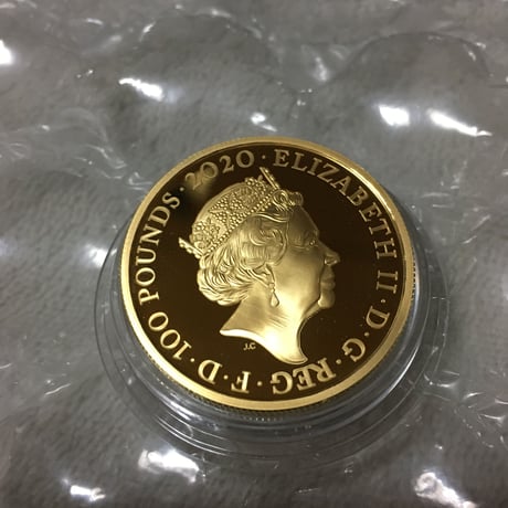 ミュージックレジェンズ クイーン 1オンス金貨 100ポンド プルーフコイン ゴールド 2020年 英国 ロイヤルミント