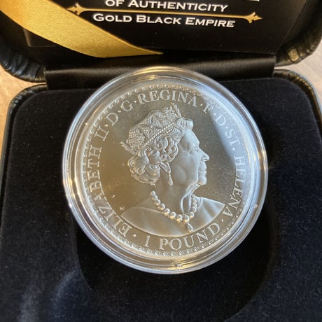 ウナとライオン 2021 ゴールドブラックエンパイア版 銀貨 1オンスシルバーコイン Una Lion Gold Black Empire silver coin