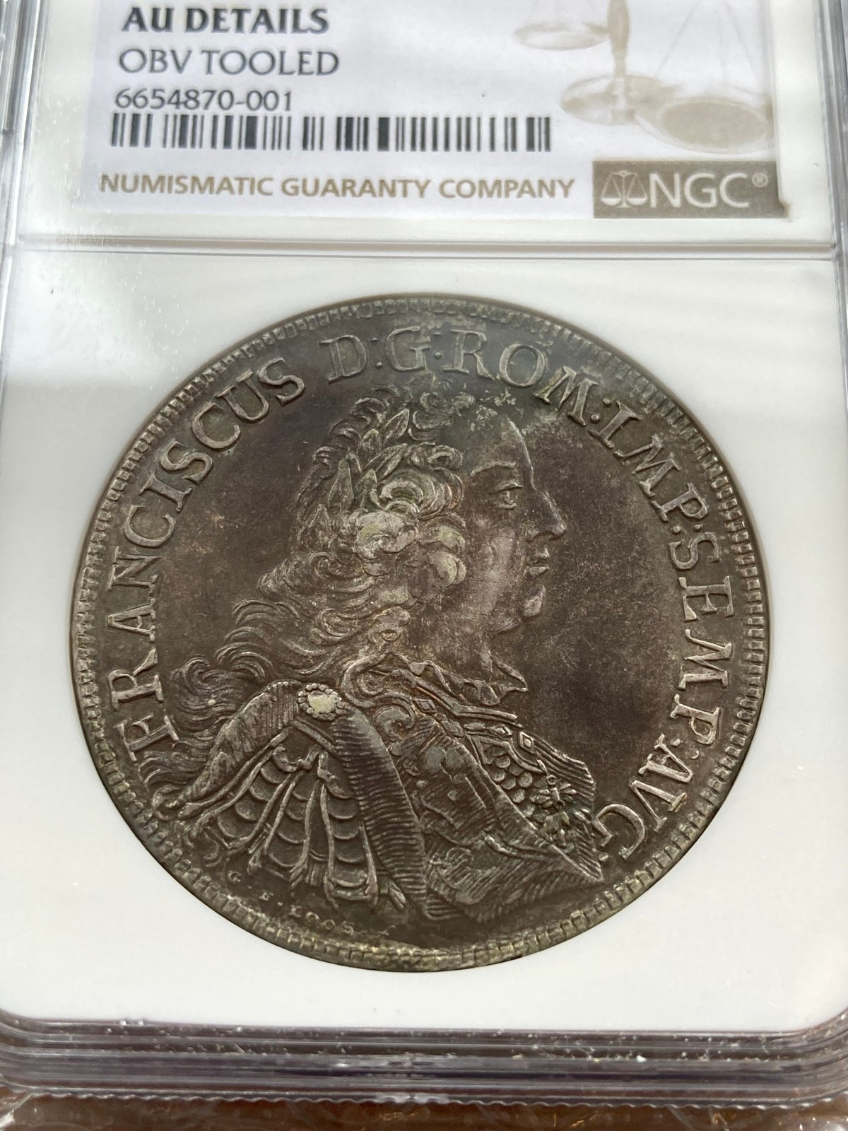 NGC鑑定AU ドイツ 都市景観 1756年 レーゲンスブルク フランツ1 NGC鑑定AU ドイツ 都市景観 1756年 レーゲンスブルク フランツ1