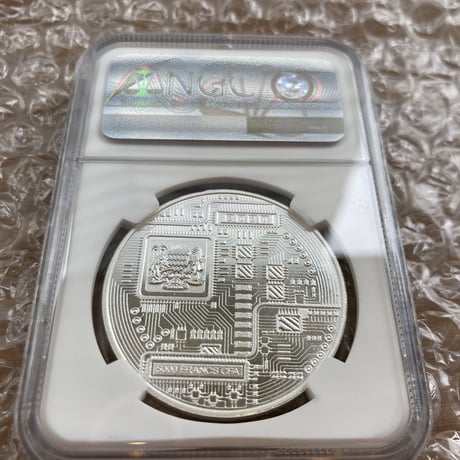 【NGC鑑定PF68】 Litecoin ライトコイン プルーフ版 チャド共和国 CFAフラン 1オンス銀貨 シルバーコイン 暗号資産 暗号通貨 仮想通貨 クリプトアセット ビットコイン