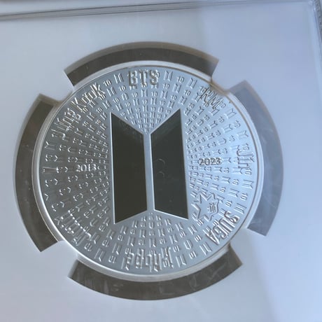 BTSデビュー10周年記念 防弾少年団 2023年 韓国造幣局 銀メダル シルバーメダル コイン バンタン アーミー グッズ ARMY