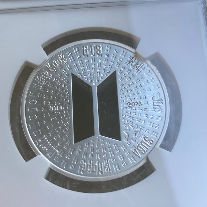 BTSデビュー10周年記念 防弾少年団 2023年 韓国造幣局 銀メダル