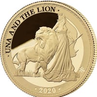 2021年度版 【発行200枚】ウナとライオン 2021 セントヘレナ版 1オンス