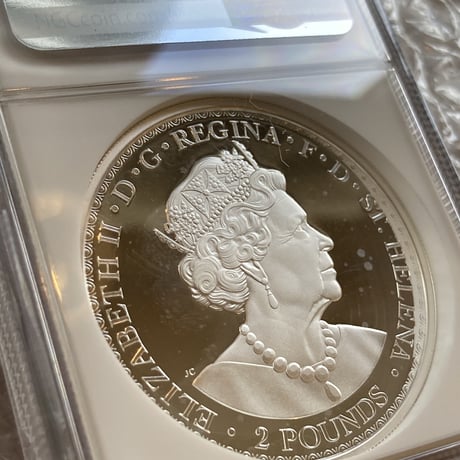 【NGC PF69UC+FDI】2オンス銀貨 ウナとライオン マスターピース版 イギリス領セントヘレナ造幣局 シルバープルーフコイン 発行即日鑑定品