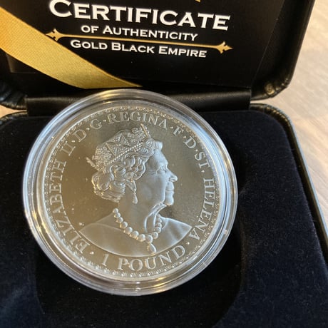 ウナとライオン 2021 ゴールドブラックエンパイア版 銀貨 1オンスシルバーコイン Una Lion Gold Black Empire silver coin