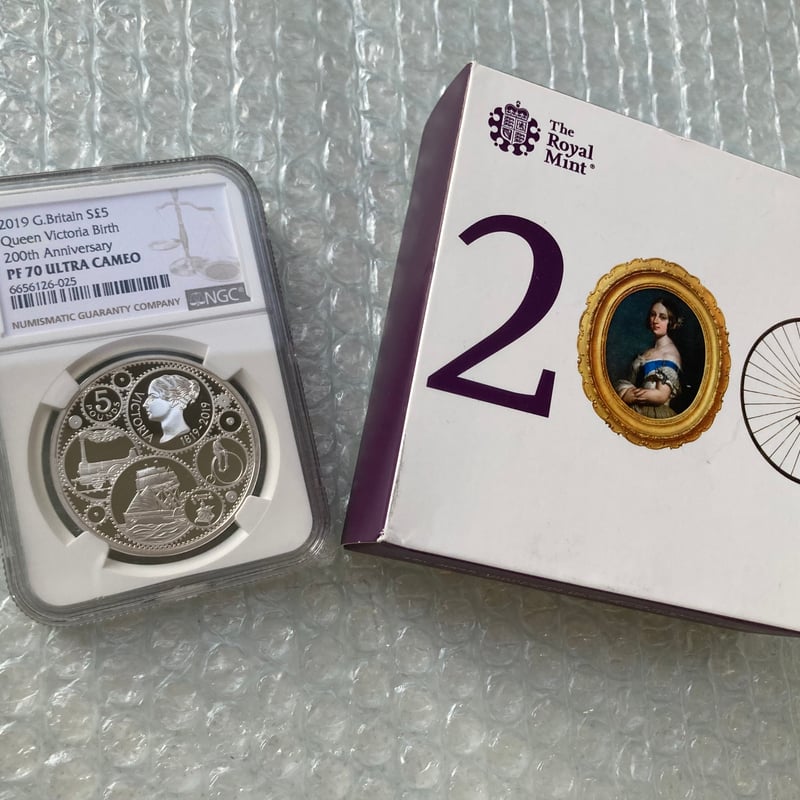 NGC鑑定PF70 ロイヤルミント 2019年 ヴィクトリア女王 生誕200周年記念