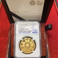 【NGC鑑定 PF69】クイーンズビースト 2021 コンプリーター版 1オンス 100ポンド金貨 ゴールド プルーフコイン QUEEN'S BEASTS COMPLETER