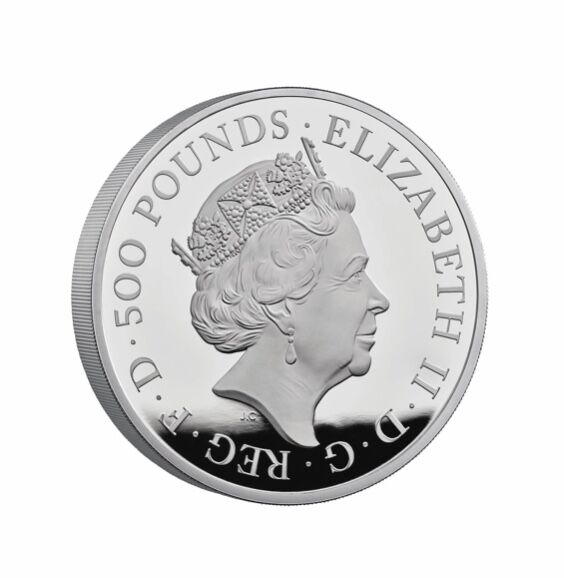 1kg銀貨】2021 エドワード3世のグリフィン クイーンズビーストシリーズ