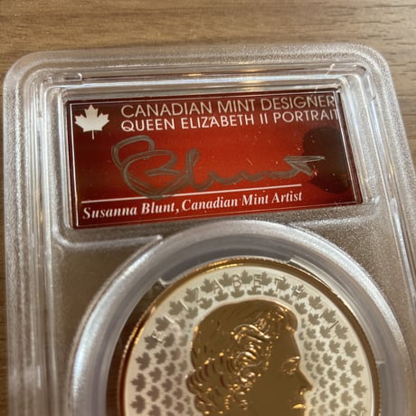 【PCGS70鑑定・発行即日鑑定・デザイナーサイン入り】カナダ造幣局 メイプルリーフ銀貨 2022年 特殊打刻シルバーコイン ローズゴールド 20ドル カナディアンミント