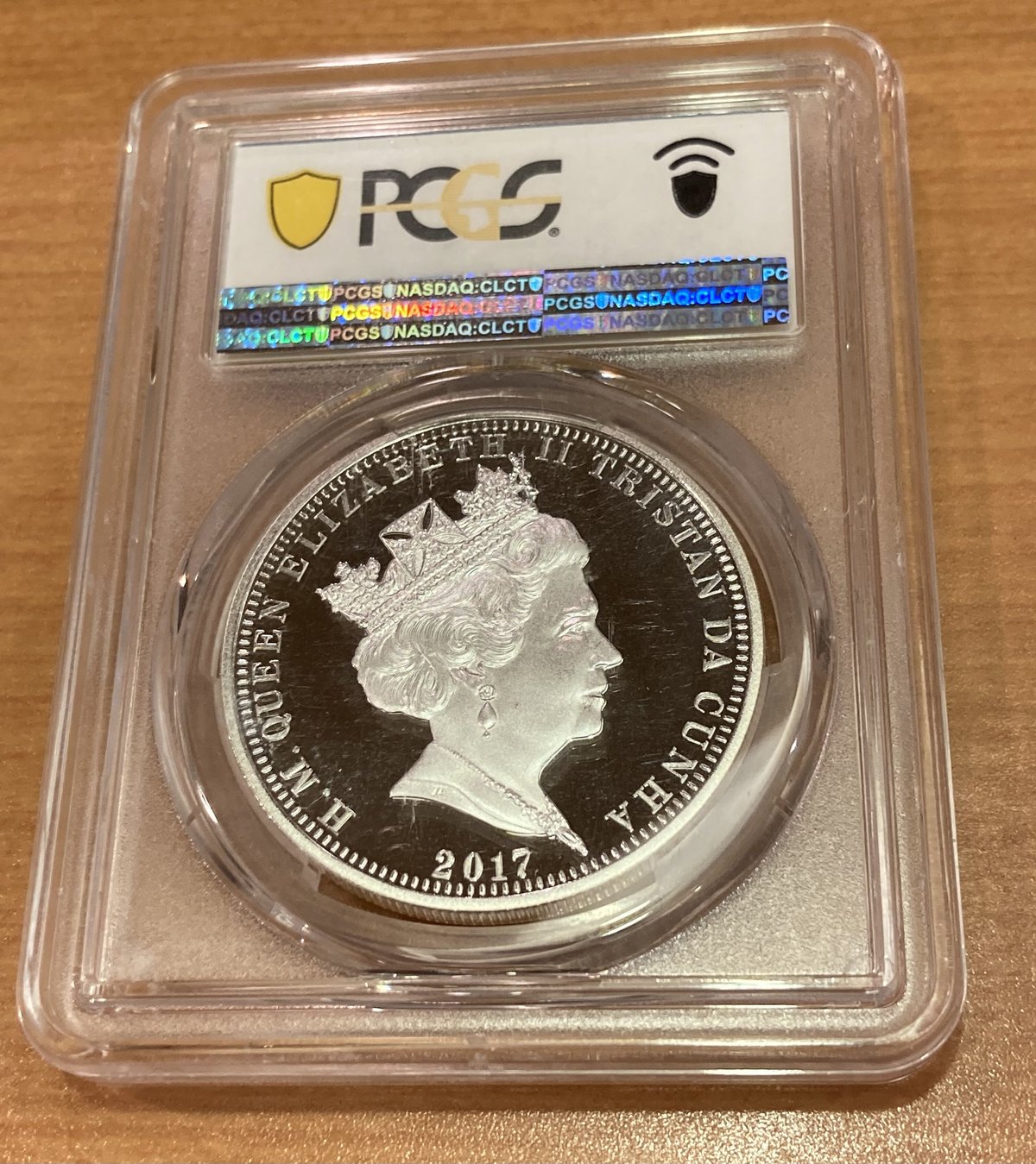 唯一のPCGS鑑定品】ダイアナ妃 Gilt版 2017年 没後20年 トリスタン・ダ