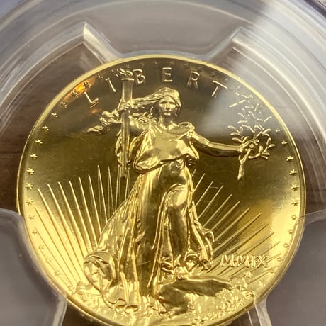 【PCGS MS70PL First Strike】2009年 セントゴーデンス ウルトラハイレリーフ金貨 ダブルイーグル ゴールドコイン プルーフライク High Relief
