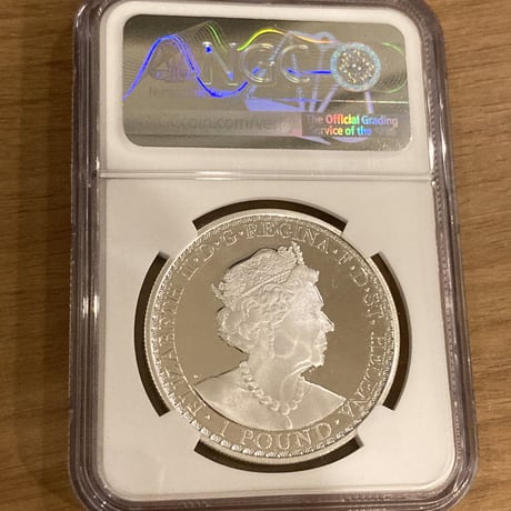【NGC69鑑定】 ウナとライオン 2022年度版 イギリス領セントヘレナ造幣局  1オンス銀貨 シルバープルーフコイン Una Lion
