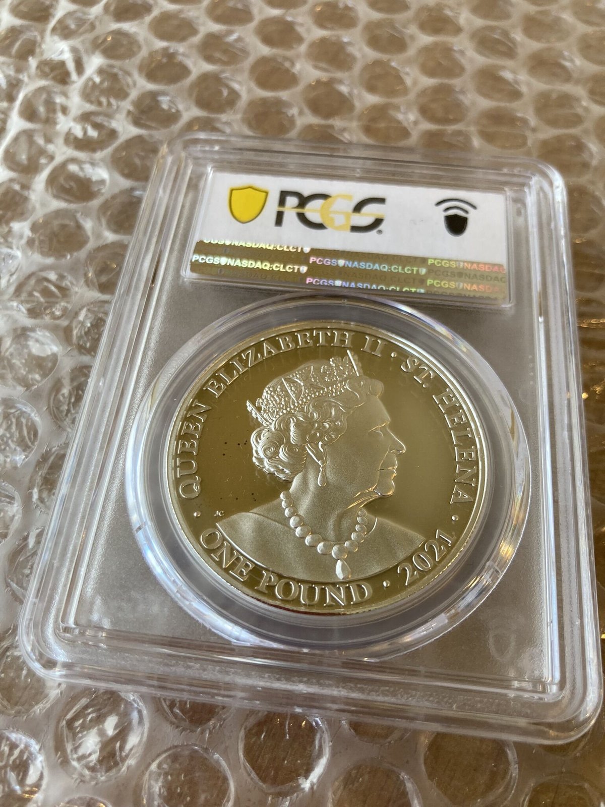 2021年 セントヘレナ 女王の美徳 勝利の女神 ￡100 PCGS MS70 2021年 セントヘレナ 女王の美徳 勝利の女神 ￡100 PCGS MS70