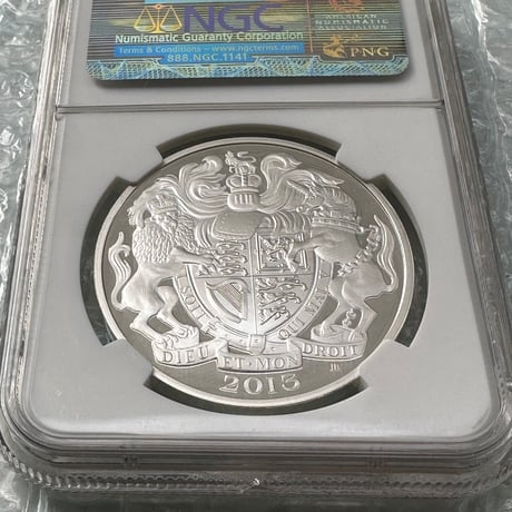 NGC鑑定PF70 2013年 エリザベス女王 戴冠60周年記念 5ポンド銀貨 英国 イギリス ロイヤルミント シルバープルーフコイン QUEEN'S CORONATION