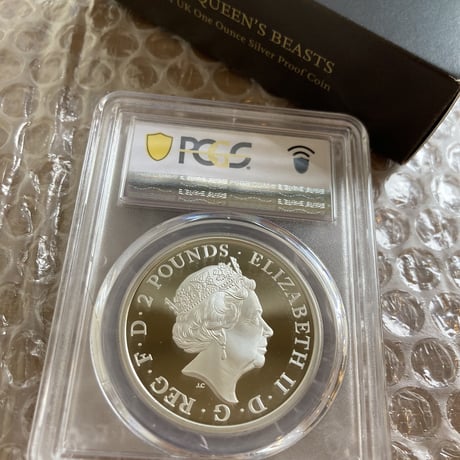 PCGS鑑定 PR70DCAM クイーンズビースト コンプリーター版 ロイヤルミント 1オンス銀貨 シルバープルーフコイン QUEEN'S BEASTS Royal Mint