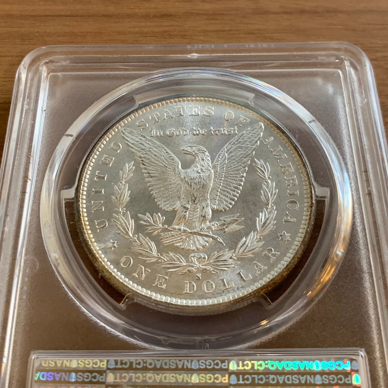 1880年 米国 モーガンダラー 銀貨 Oミント 実物 1880年 米国 モーガン