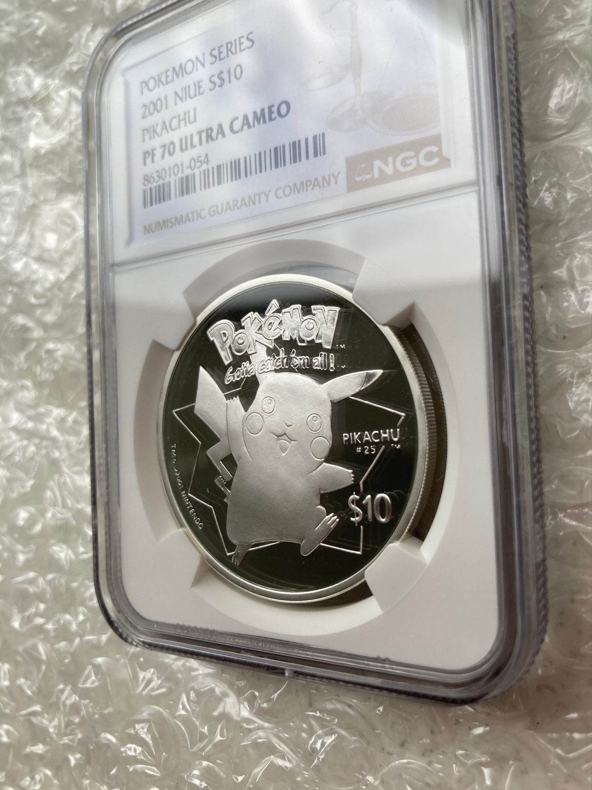 最高鑑定 2011年 ニウエ 銀貨 NGC PF70 UC カガヤアート 天秤座 2枚の最高鑑定TopPop!! NGC鑑定PF70 ニウエ 2001年 ポケモン