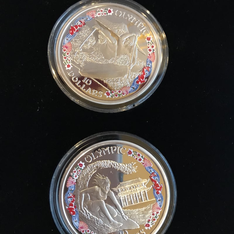 2020 英領バージン諸島 東京2020オリンピック記念 銀貨 4種セット