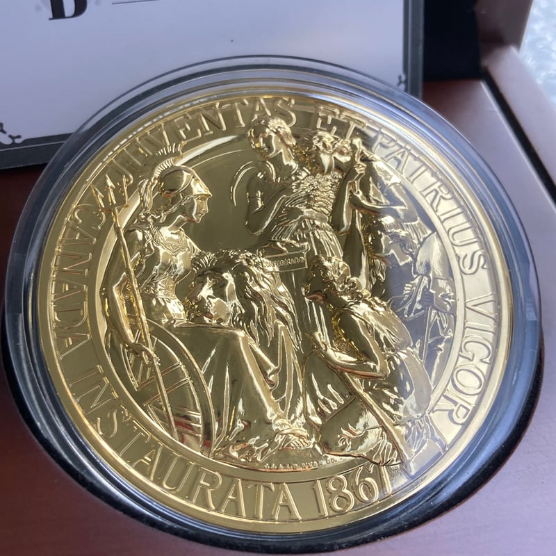 限定100枚・Gold-plated版 カナダのウナとライオン ヴィクトリア 10