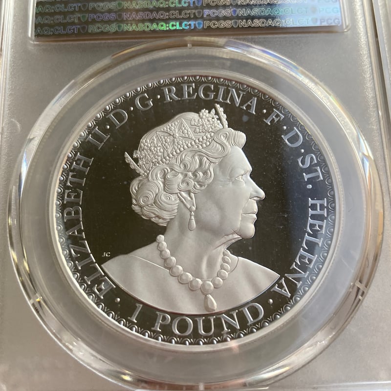 PCGS鑑定PR70】 ウナとライオン 2021年 イギリス領セントヘレナ造幣局