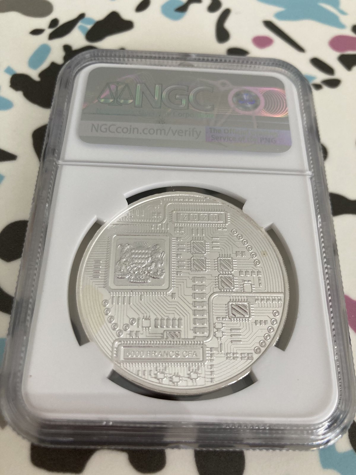 NGC鑑定PF68】 ビットコイン チャド共和国 CFAフラン 1オンス