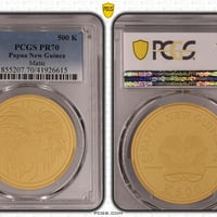 PCGS70鑑定確定品 2020 パプアニューギニア 極楽鳥 500キナ 1オンス金貨 ゴールド マットプルーフコイン Papua New Guinea Bird of Paradise matte