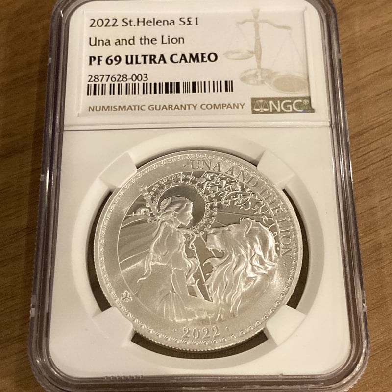 2022イギリス領セントヘレナ1オンス銀貨NGC PF69プルーフウルトラカメオ 2022イギリス領セントヘレナ1オンス銀貨NGC PF69プルーフウルトラ