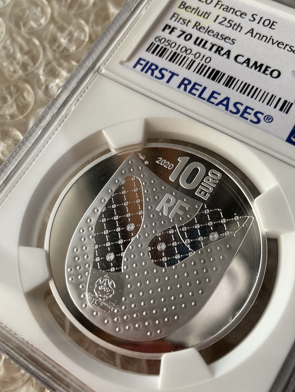 NGC鑑定PF70】ベルルッティ BERLUTI公式 フランス造幣局 125周年