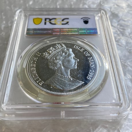 イギリス領マン島 猫 キャット銀貨 1995年 猫種 PCGS鑑定PR64 シルバー プルーフコイン