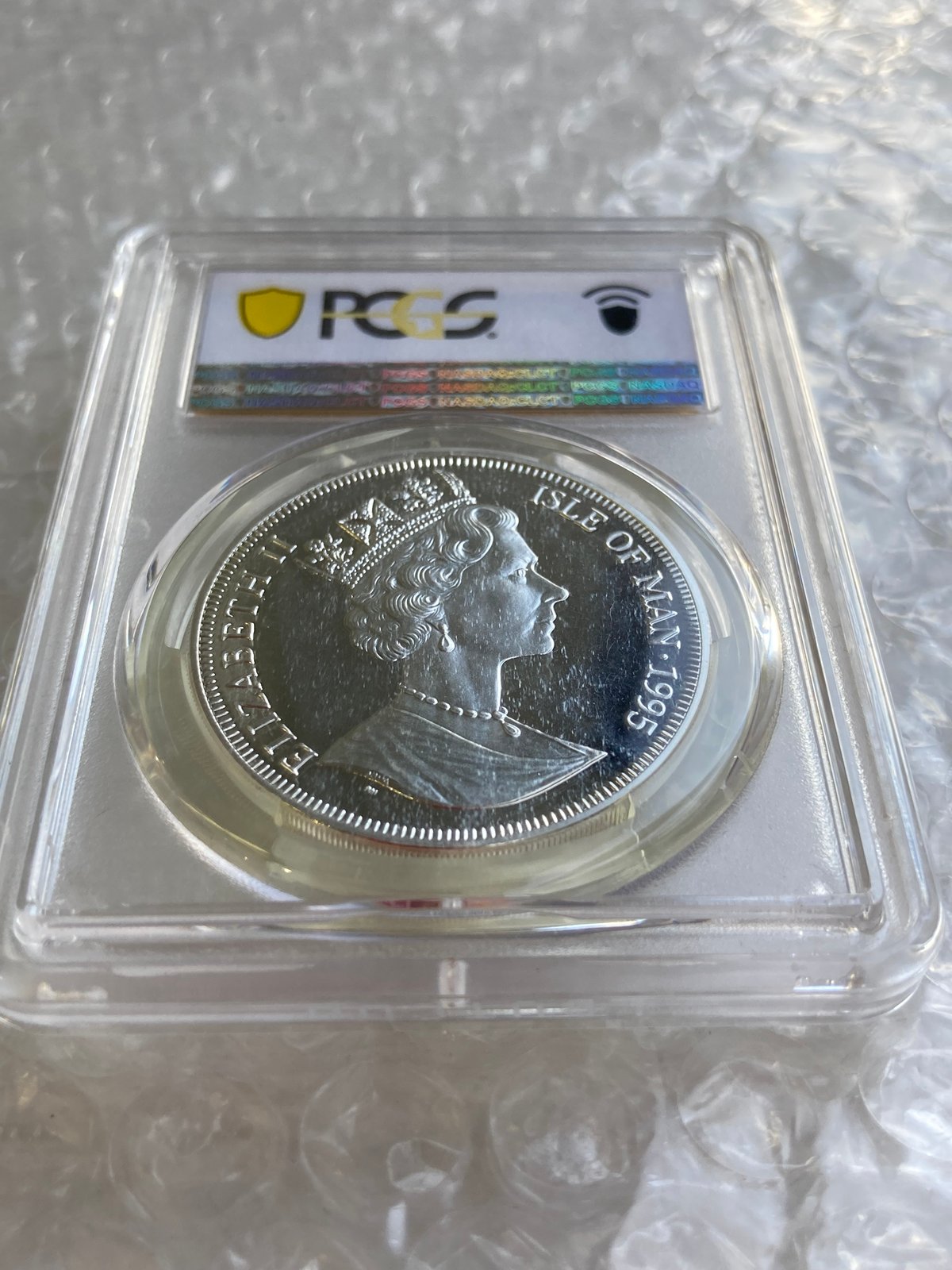 イギリス領マン島 猫 キャット銀貨 1995年 猫種 PCGS鑑定PR64 シルバー