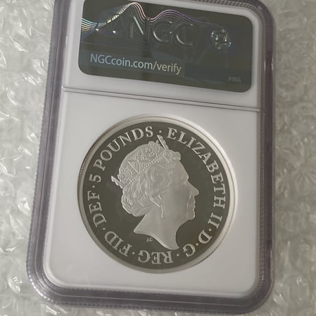 【NGC鑑定 PF70UC+FR】2オンス銀貨 ロイヤルミント 2021年 プレミアムブリタニア ポートレート 5ポンド シルバー プルーフコイン Royal Mint Britannia