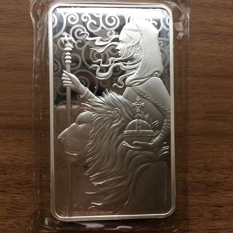 【10オンス・シルバーバー】2021 ロイヤルミント ウナとライオン 10oz 銀棒　銀の延べ板  インゴット　英国 イギリス Royal Mint Una Lion