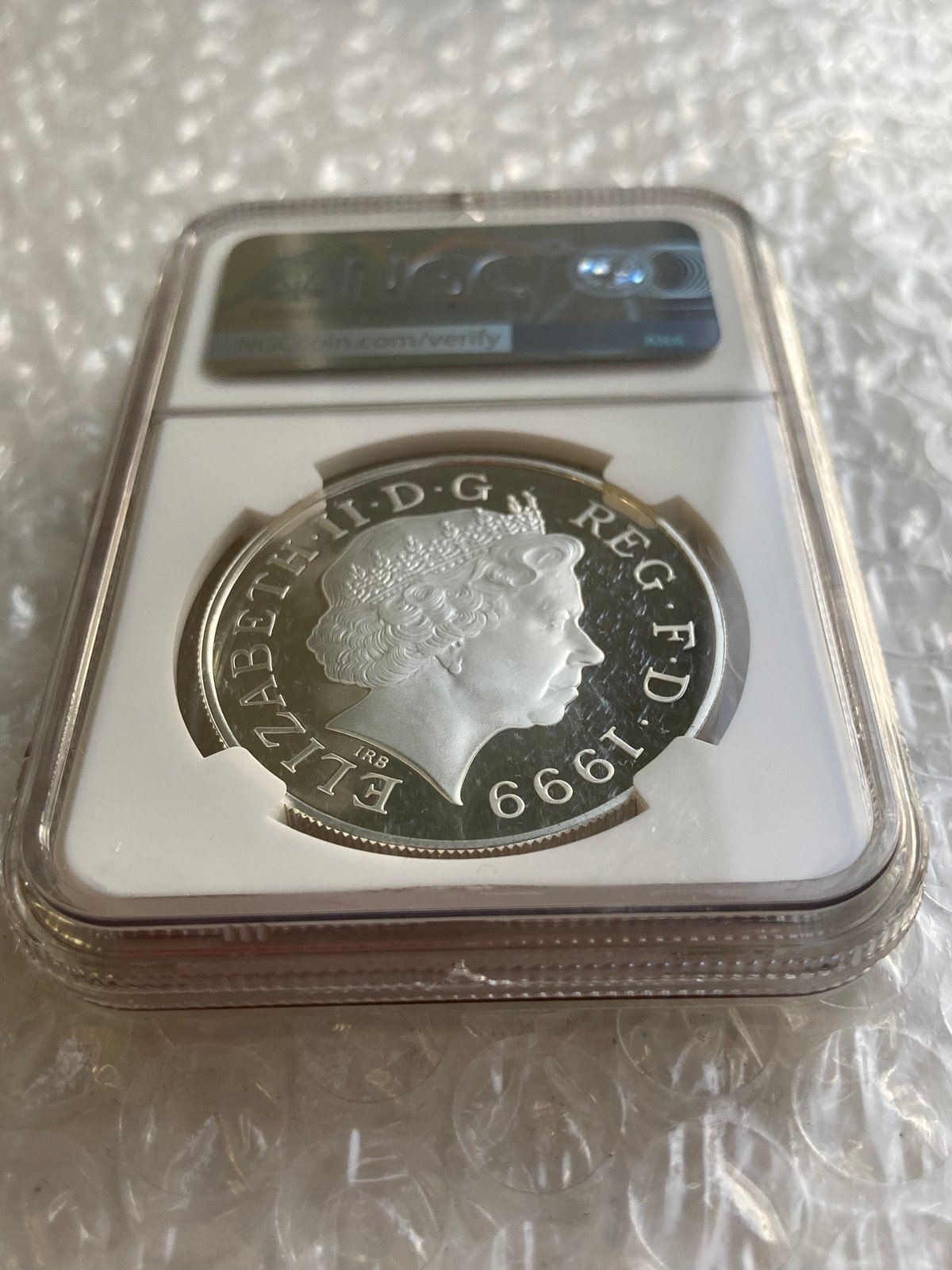 NGC鑑定PF69UC 1999年 イギリス ダイアナ妃追悼祈念 5ポンド銀貨 NGC鑑定PF69UC 1999年 イギリス ダイアナ妃追悼祈念 5ポンド銀貨