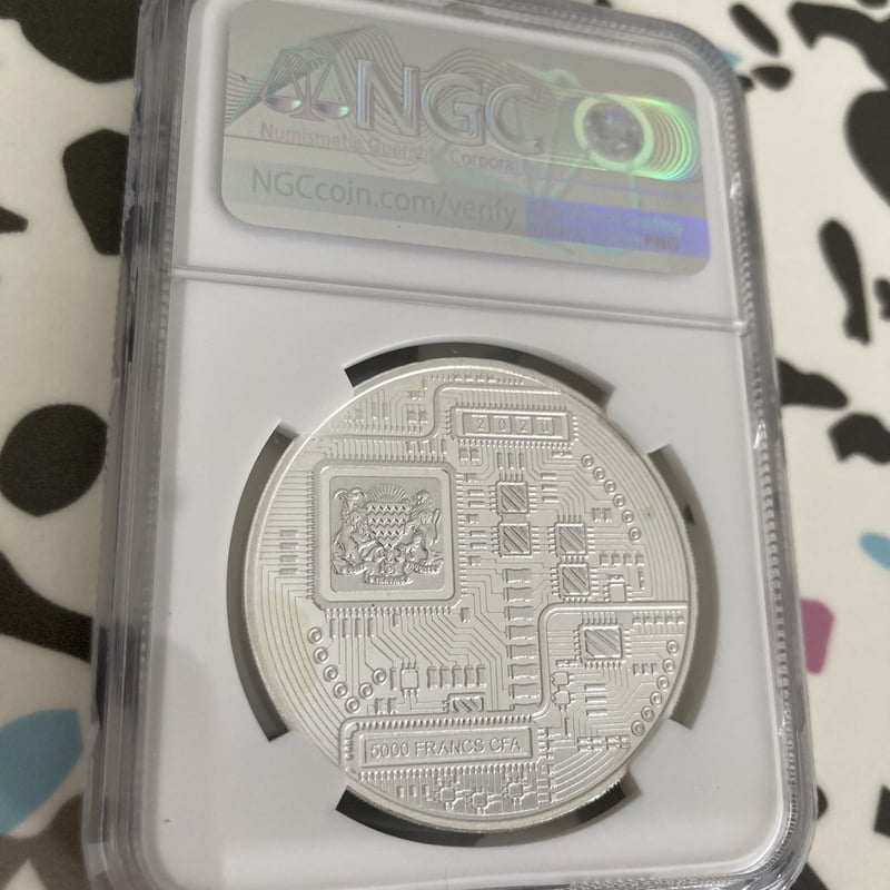 CRYPTO COIN クリプトコイン 純銀 ビットコイン プルーフ 装飾用・ビットコイン・クリプトミント（シルバー・銀