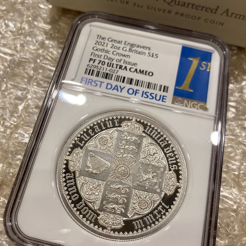 最高鑑定品】 ロイヤルミント 英国 銀貨 NGC PF70UC 箱付 - 旧貨幣 ...