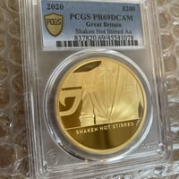 2020 ジェームズ・ボンド 2ポンド プルーフ銀貨 NGC PF70UC 2020 ジェームズ・ボンド 2ポンド プルーフ銀貨 NGC PF70UC