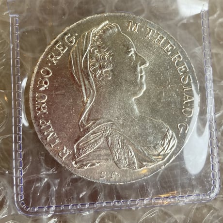 1780年 マリアテレジア ターラー銀貨 オーストリア リストライク版 シルバー アンティークコイン モダンコイン