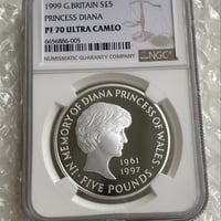 PCGS鑑定PR68 2オンス銀貨 ウナとライオン マスターピース版